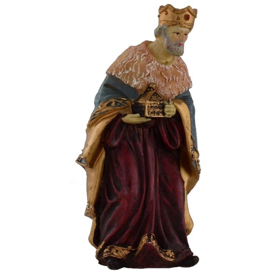 Conjunto Natividad de 11 figuras de 15 cm en resina Mondo Presepi.