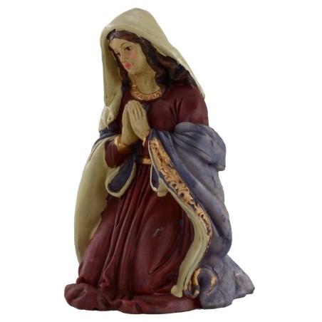 Natividad en conjunto de 10 figuras de 15 cm en resina Mondo Presepi.