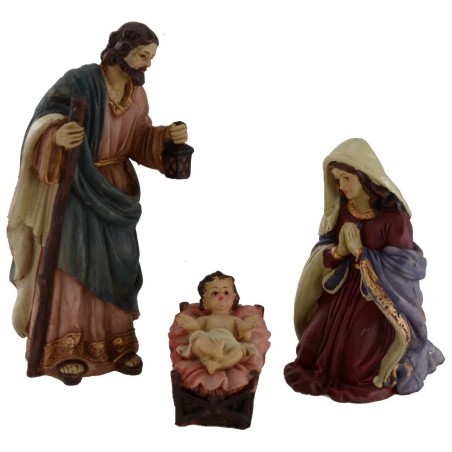 Nativity in sets from 10 subjects cm 15 in resin