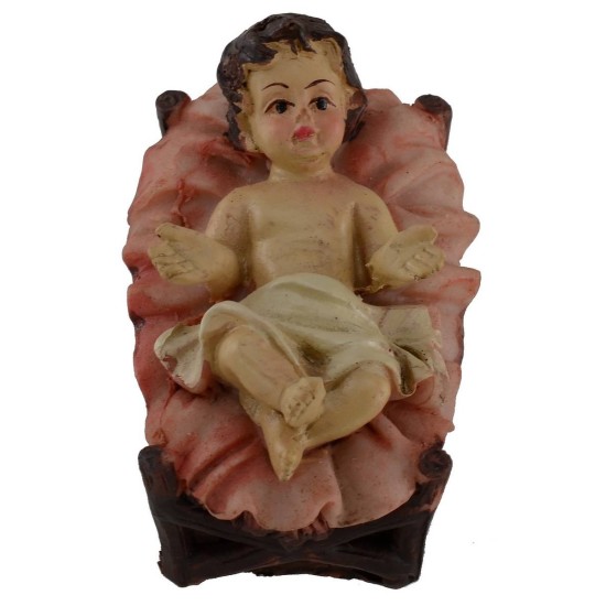 Natividad en conjunto de 10 figuras de 15 cm en resina Mondo Presepi.