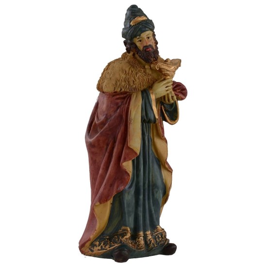 Natividad en conjunto de 10 figuras de 15 cm en resina