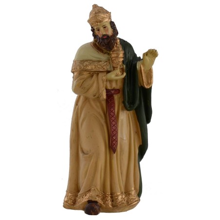 Natividad en conjunto de 10 figuras de 15 cm en resina