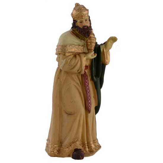 Natividad en conjunto de 10 figuras de 15 cm en resina