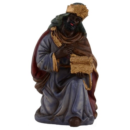 Natività in set da 10 soggetti cm 15 in resina Mondo Presepi