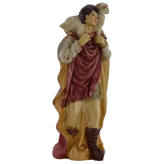 Natividad en conjunto de 10 figuras de 15 cm en resina Mondo Presepi.