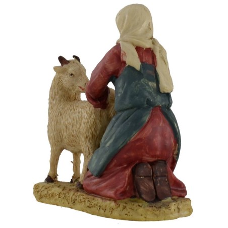 Ordeñadora de cabra serie 15 cm Mundo Pesebres