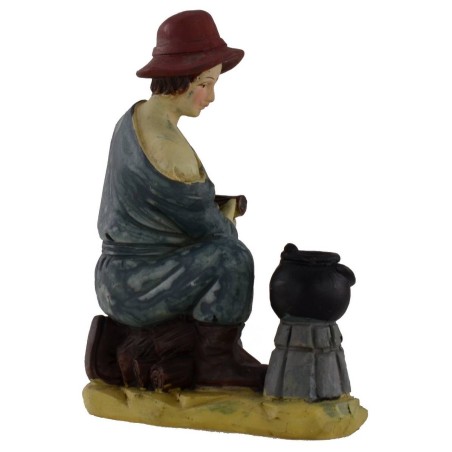 Pastor con leña serie 15 cm Mundo Pesebres