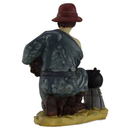 Pastor with series wood 15 cm