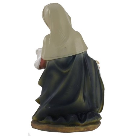 Natividad en conjunto de 11 figuras de 20 cm en resina Mundo Pesebres