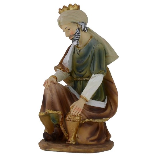 Natividad en conjunto de 11 figuras de 20 cm en resina