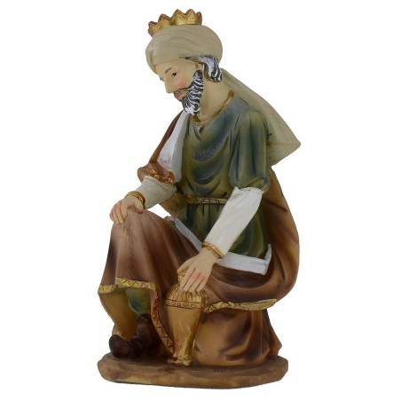 Natividad en conjunto de 11 figuras de 20 cm en resina