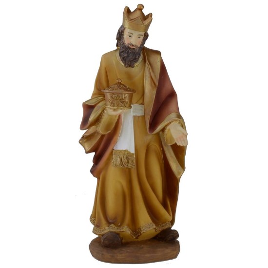 Reyes Magos en conjunto de 3 figuras de 30 cm en resina Mondo Presepi