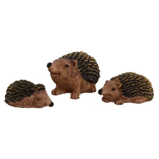 Set of 3 hedgehogs for statues 14-15 cm