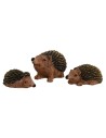 Set of 3 hedgehogs for statues 14-15 cm