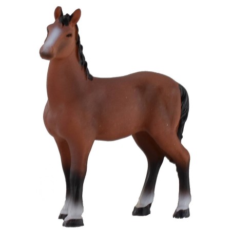 Brown horse for statues 8 cm