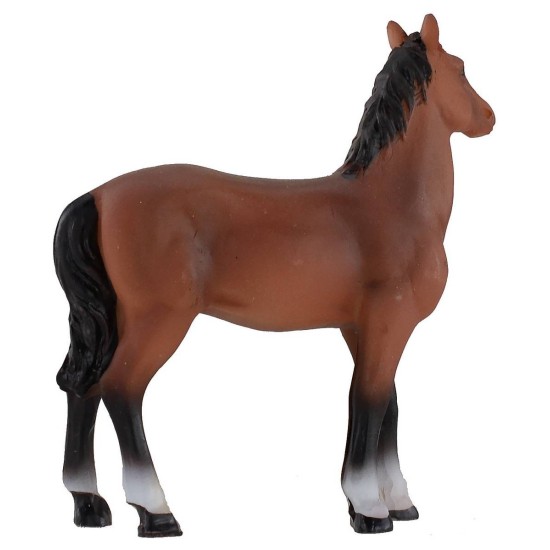 Caballo marrón para estatuas de 8 cm Mundo Pesebre