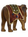Elefante bardato per statue 9-10 cm
