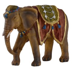 Elephant harnessed for statues 12 cm 2