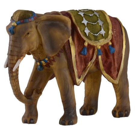 Elephant harnessed for statues 12 cm