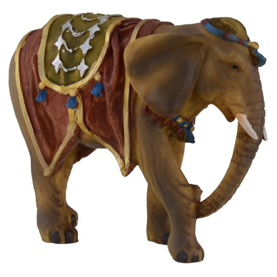 Elephant harnessed for statues 12 cm