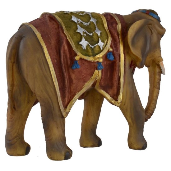 Elefante adornado para estatuas de 12 cm Mondo Presepi