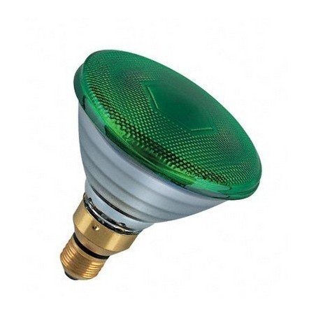 Lámpara par38 Verde E27-80W Mundo Belenes