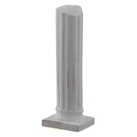 Colonna rudere rigata in gesso cm 11 h
