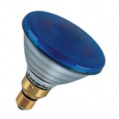 Lámpara par38 azul E27-80W Mundo Pesebres