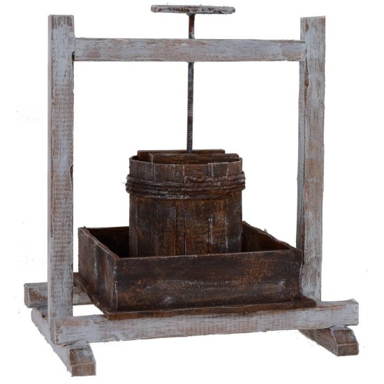 Prensa de madera de 19,5x15x21 cm de altura para estatuas de 30
