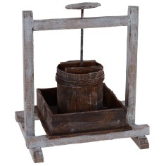Prensa de madera de 19,5x15x21 cm de altura para estatuas de 30 2