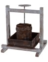 Prensa de madera de 19,5x15x21 cm de altura para estatuas de 30