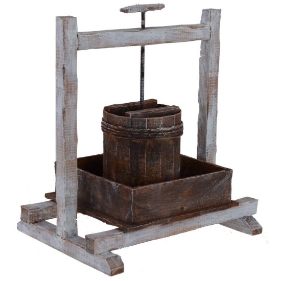 Torchio in legno cm 19,5x15x21 h per statue cm 30 Mondo Presepi