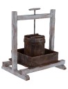 Prensa de madera de 19,5x15x21 cm de altura para estatuas de 30