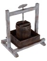 Prensa de madera de 19,5x15x21 cm de altura para estatuas de 30 cm Mondo Presepi