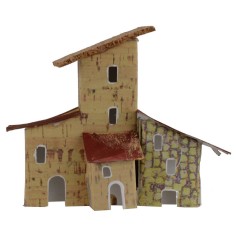 Farmhouse for creche 12x5.5x10 cm h 2