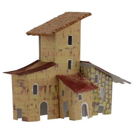 Farmhouse for creche 12x5.5x10 cm h