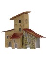 Farmhouse for creche 12x5.5x10 cm h