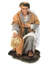 Kneeling woman with basket -STV30 / 28 - Free shipping
