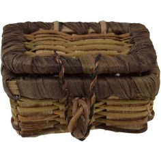Wicker chest 7.5x5x3.7 cm h. 2