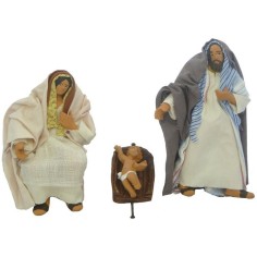 Natividad palestina de 15 cm articulada Mundo Pesebres