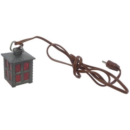Linterna de metal con luz roja - Cod. X40R Mundo Belenes