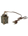Lanterna lux in metallo con luce bianca - Cod. 