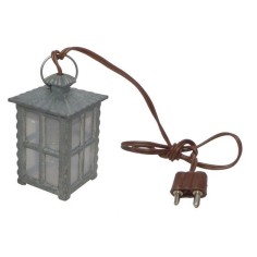 Giant white light metal lantern