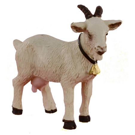 Capra con campanellino per statue 8-10 cm Mondo Presepi