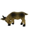 Brown goat with low head for statues 10-12 cm
