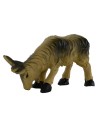 Brown goat with low head for statues 10-12 cm