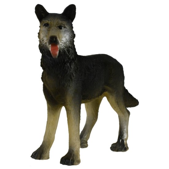 Wolf dog 9x7.5 cm h