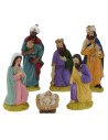 Natividad 6 figuras serie 15 cm para belén Mondo Presepi