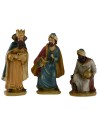 Conjunto de 3 Reyes Magos de resina serie 25 cm para belén Mondo Presepi
