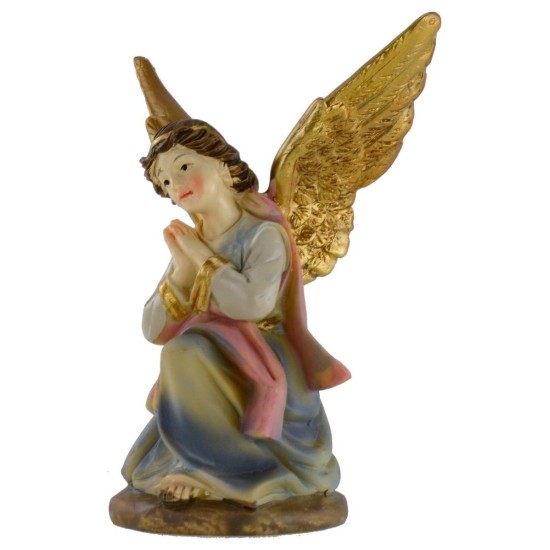 Angelo in ginocchio per presepe serie 10 cm Mondo Presepi
